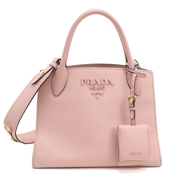 PRADA【プラダ】 1BA156 2WAY サフィアーノレザー トートバッグ レザー レディース