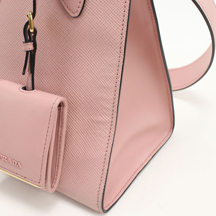 PRADA【プラダ】 1BA156 2WAY サフィアーノレザー トートバッグ レザー レディース