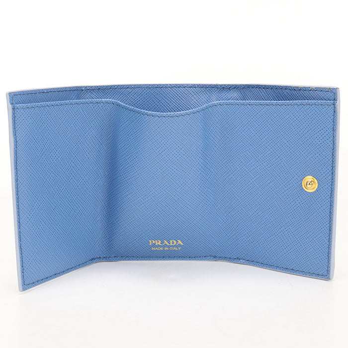 PRADA【プラダ】 サフィアーノレザー 三つ折り財布 カーフ レディース