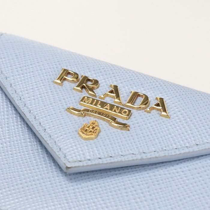 PRADA【プラダ】 サフィアーノレザー 三つ折り財布 カーフ レディース