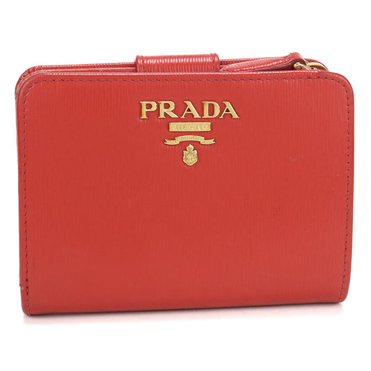 PRADA 1ML018 ヴィッテロレザー財布 二つ折り財布 レザー レディース