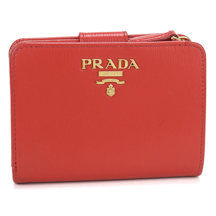 PRADA【プラダ】 1ML018 ヴィッテロレザー財布 二つ折り財布 レザー レディース