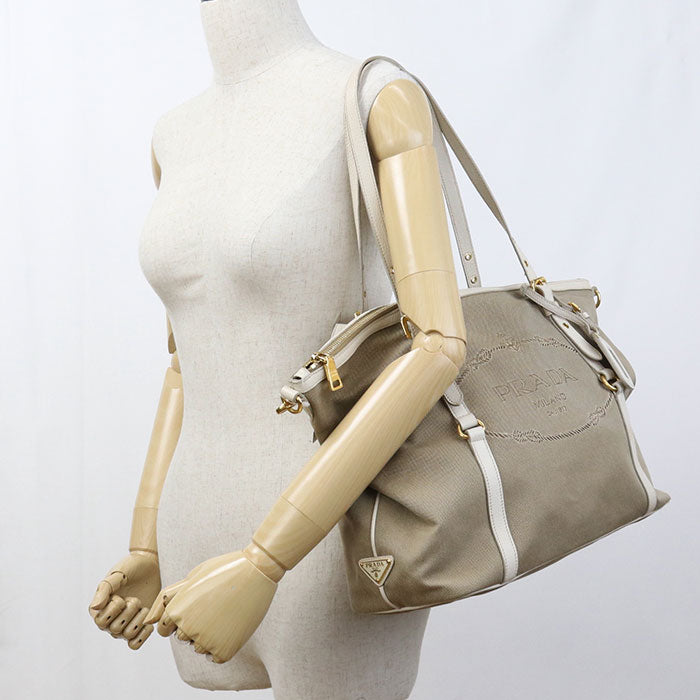PRADA【プラダ】 BR4253 2WAY トートバッグ キャンバス レディース