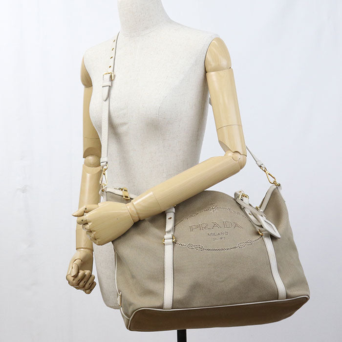 PRADA【プラダ】 BR4253 2WAY トートバッグ キャンバス レディース