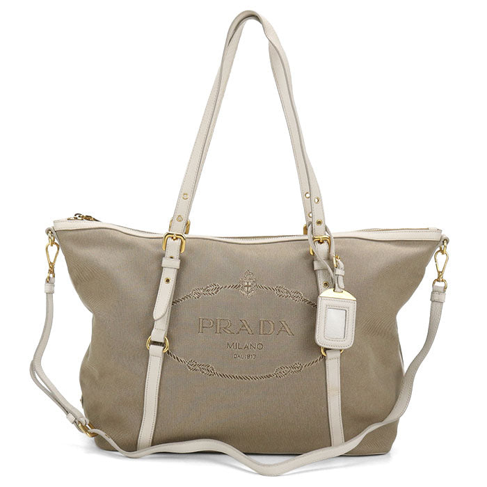 PRADA【プラダ】 BR4253 2WAY トートバッグ キャンバス レディース