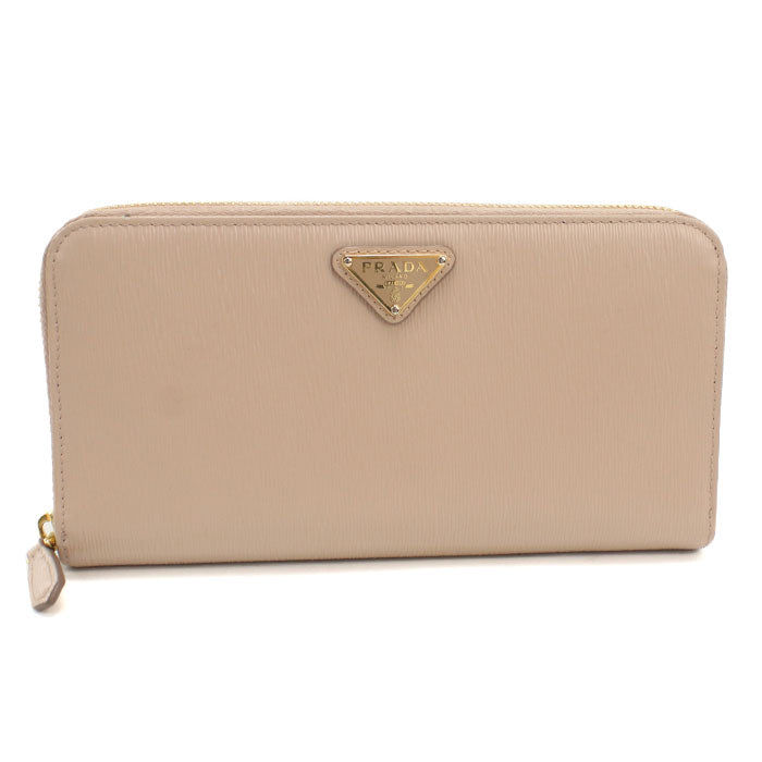 PRADA【プラダ】 1ML506 ジップアラウンド長財布 長財布ラウンドファスナー レザー レディース