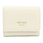 PRADA【プラダ】 1MH0432CYS F0009 ソフトグレインレザー 三つ折り財布 カーフ レディース