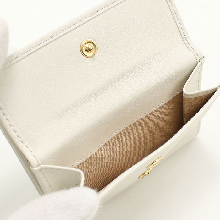 PRADA【プラダ】 1MH0432CYS F0009 ソフトグレインレザー 三つ折り財布 カーフ レディース
