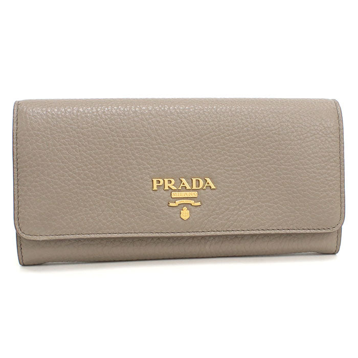 PRADA【プラダ】 1MH132 長財布二折 レザー レディース