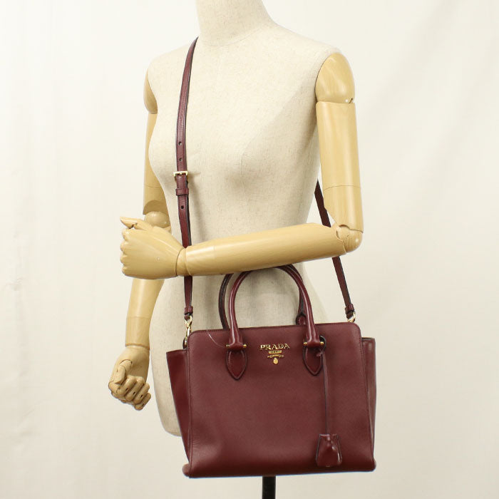PRADA【プラダ】 1BA113 2WAY トートバッグ/サフィアーノレザー レディース