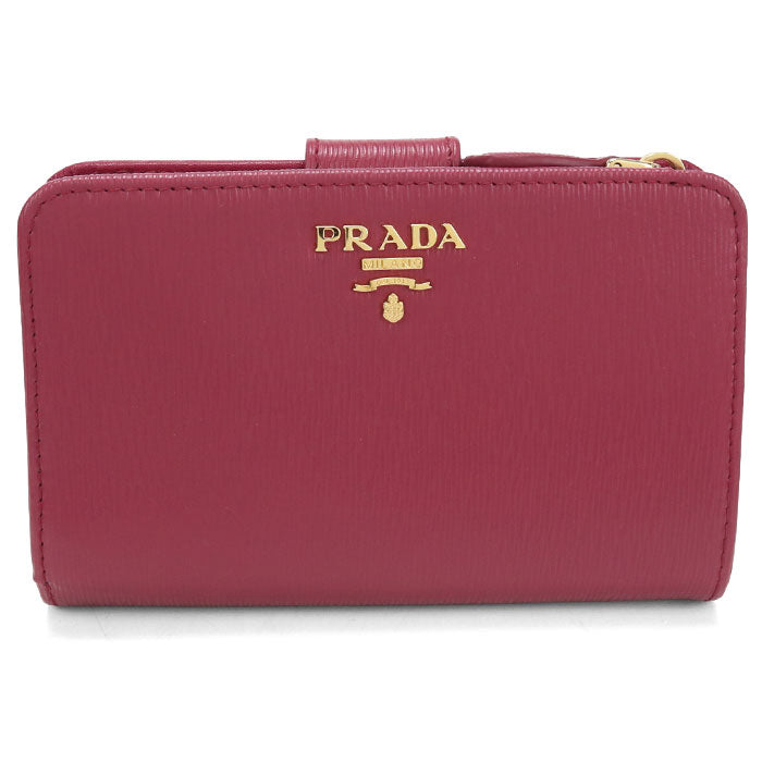 PRADA【プラダ】 ヴィッテロムーブ 二つ折り財布 カーフ レディース