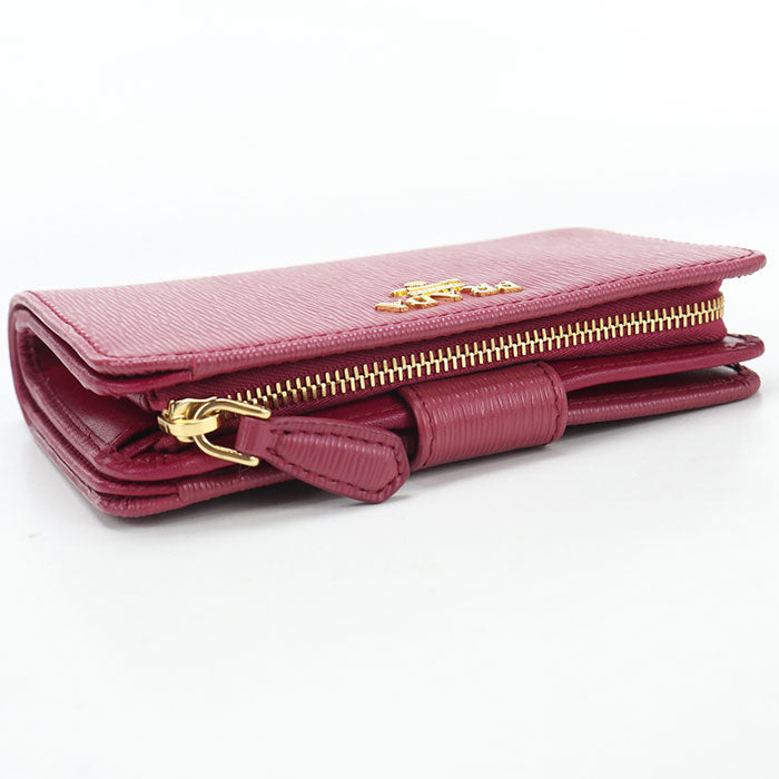 PRADA【プラダ】 ヴィッテロムーブ 二つ折り財布 カーフ レディース