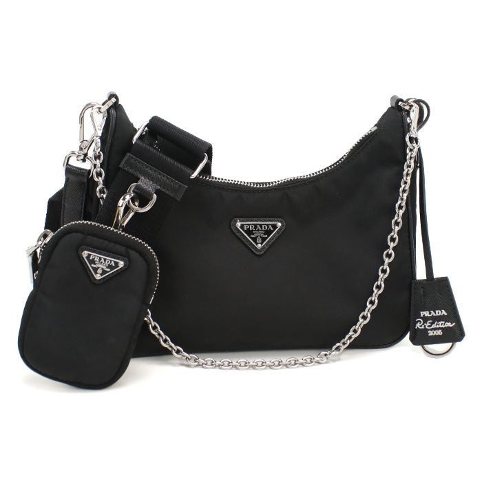 PRADA【プラダ】 1BH058 斜め掛け ショルダーバッグ ナイロン レディース