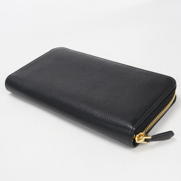 PRADA【プラダ】 1ML506 2E3A F0002 ジップアラウンド ヴィッテログレインレザー 長財布ラウンドファスナー レザー レディース