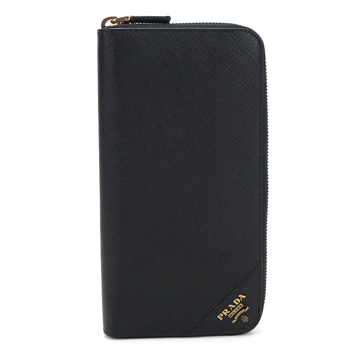 PRADA【プラダ】 2ML317 QME F0632 ジップアラウンド サフィアーノレザー 長財布ラウンドファスナー レザー メンズ