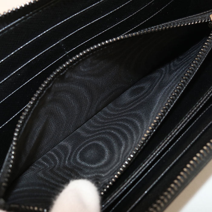 PRADA【プラダ】 2ML317 QME F0632 ジップアラウンド サフィアーノレザー 長財布ラウンドファスナー レザー メンズ