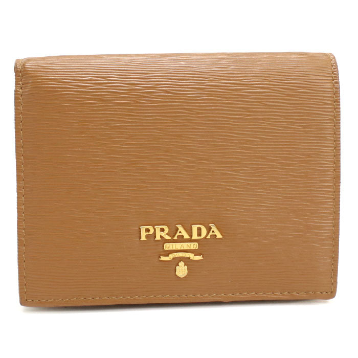 PRADA【プラダ】 1MV204 ヴィッテロムーブレザー 二つ折り財布 レザー レディース