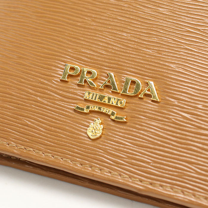 PRADA【プラダ】 1MV204 ヴィッテロムーブレザー 二つ折り財布 レザー レディース