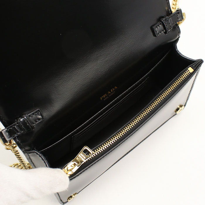 PRADA【プラダ】 1BD350 チェーン ショルダーバッグ カーフ レディース