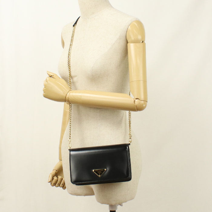 PRADA【プラダ】 1BD350 チェーン ショルダーバッグ カーフ レディース