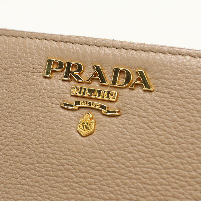 PRADA【プラダ】 1ML506 ジップアラウンド長財布 長財布ラウンドファスナー レザー レディース