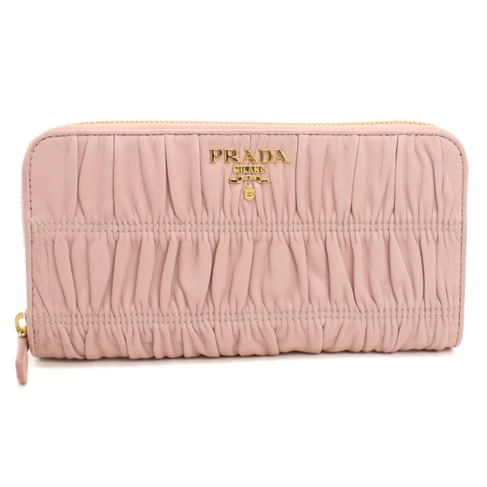 PRADA【プラダ】 1ML506 ジップアラウンド長財布 長財布ラウンドファスナー レザー レディース