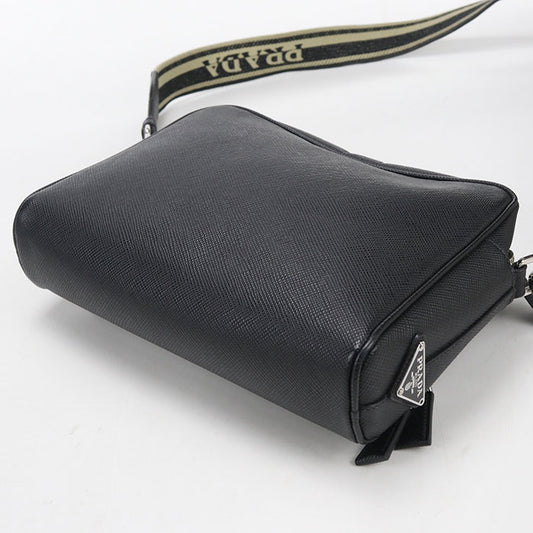 PRADA 2VH152 Saffiano Shoulder Bag Leather Men's