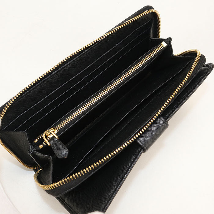 PRADA【プラダ】 サフィアーノレザー 長財布二折 レザー レディース