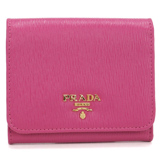 PRADA【プラダ】 1MH176 レザー 財布 ヴィッテロムーブ 三つ折り財布 レザー レディース