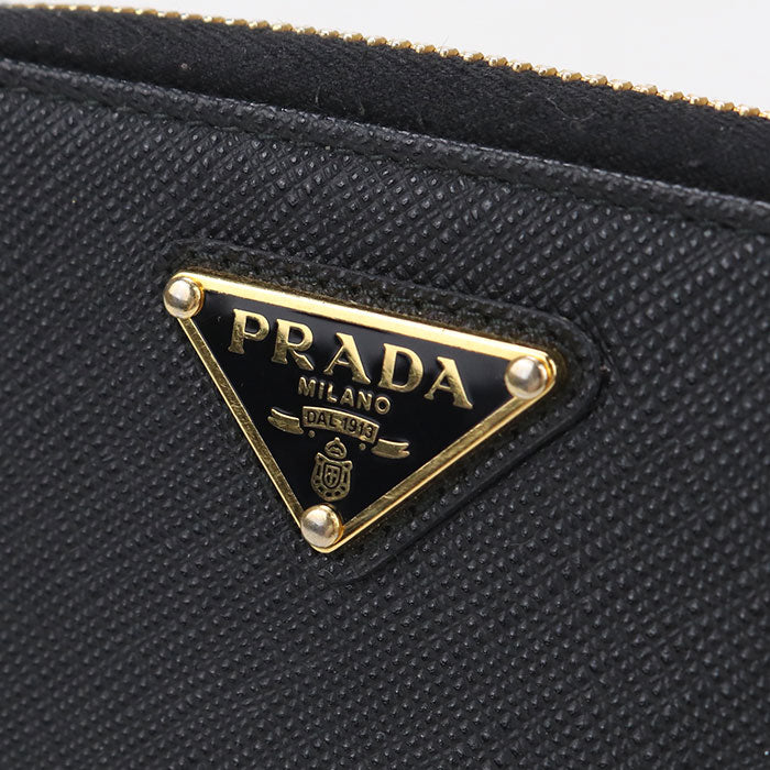 PRADA【プラダ】 1ML036 サフィアーノトライアングル 二つ折り財布 レザー レディース