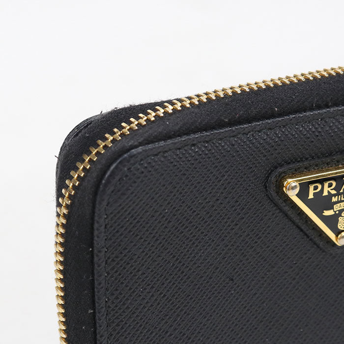 PRADA【プラダ】 1ML036 サフィアーノトライアングル 二つ折り財布 レザー レディース