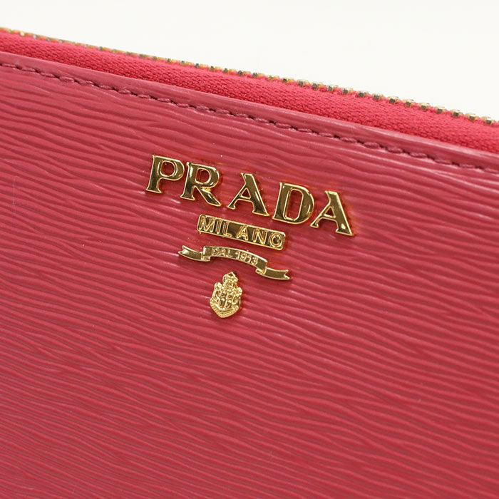 PRADA【プラダ】 1ML506 ジップアラウンド長財布 ヴィッテロムーブ 長財布ラウンドファスナー レザー レディース