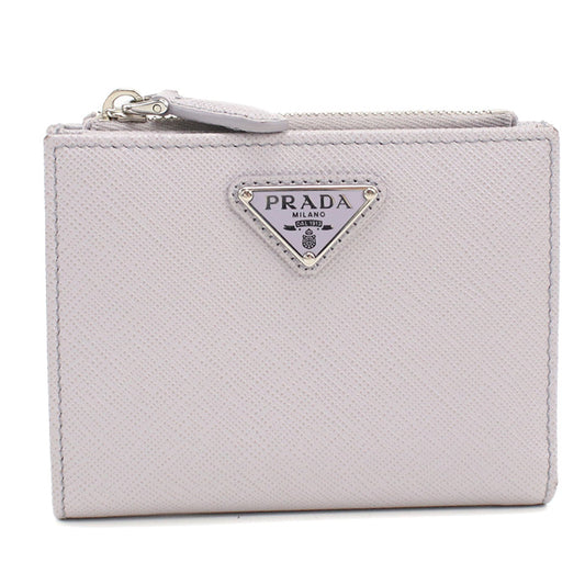 PRADA【プラダ】 1ML050 サフィアーノトライアングル財布 二つ折り財布 カーフ レディース
