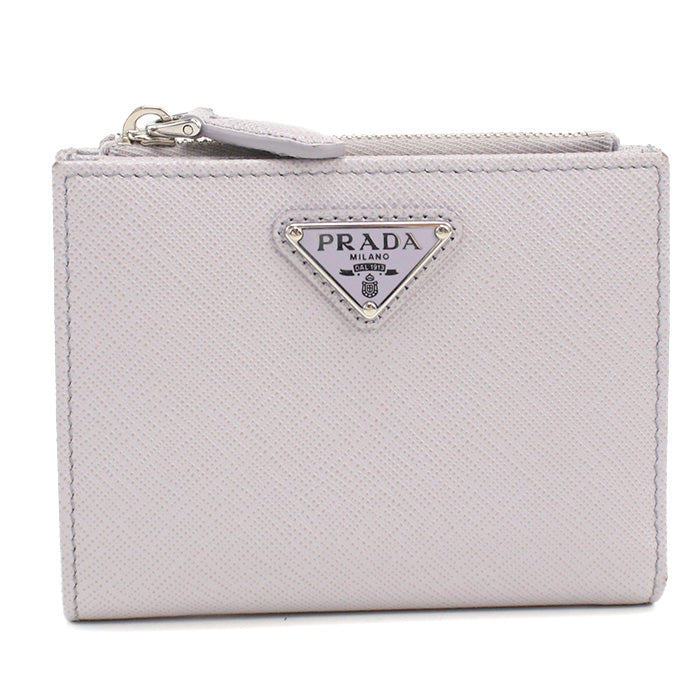 PRADA【プラダ】 1ML050 サフィアーノトライアングル財布 二つ折り財布 カーフ レディース