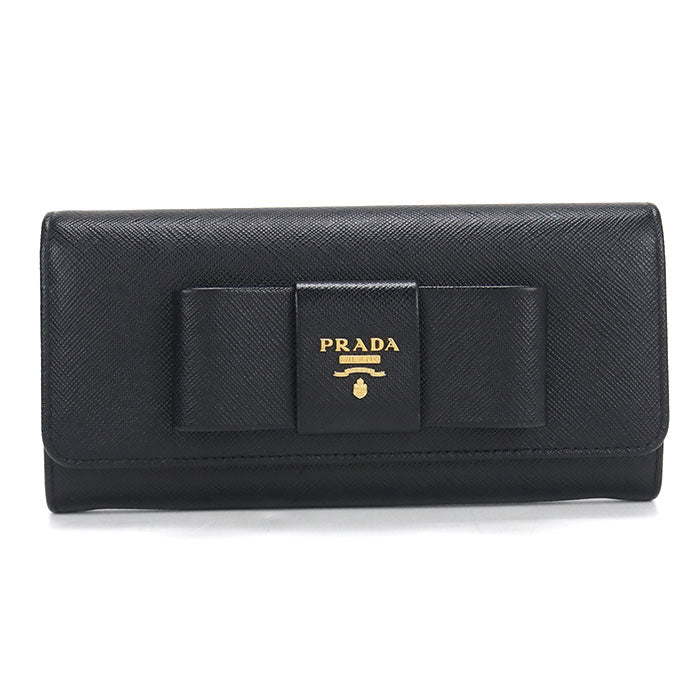 PRADA【プラダ】 1MH132 サフィアーノレザー 長財布二折 カーフ レディース