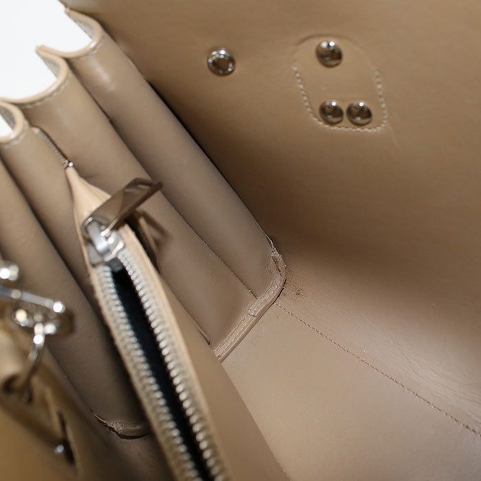 Saint Laurent Sac de Jour Baby Smooth Leather Handbag/Shoulder Bag - Beige