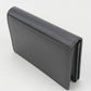 SAINT LAURENT Calfskin Business Card Case - Grey
