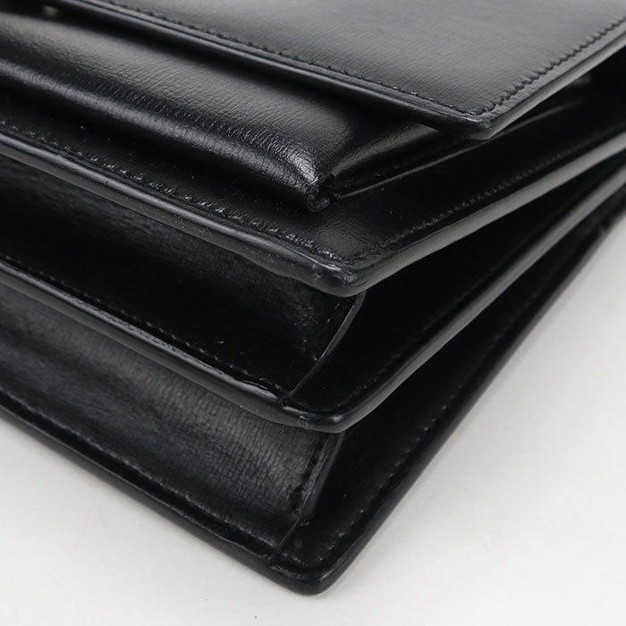 SAINT LAURENT【サンローラン】 442906 サンセット ミディアム YSLモノグラム ショルダーバッグ レザー レディース