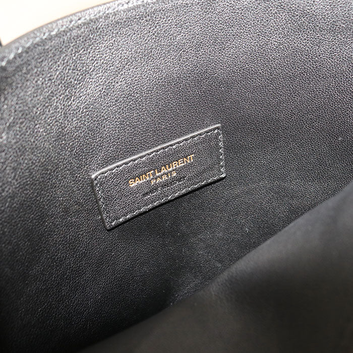 Saint Laurent ミニ トイ ショッピング カーフスキン ハンドバッグ ショルダーバッグ - ブラック