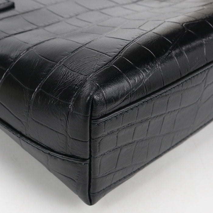 Saint Laurent ミニ トイ ショッピング カーフスキン ハンドバッグ ショルダーバッグ - ブラック