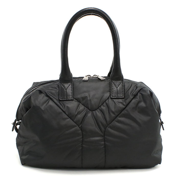 Saint Laurent イージー ナイロン ハンドバッグ ミニボストンバッグ - ブラック