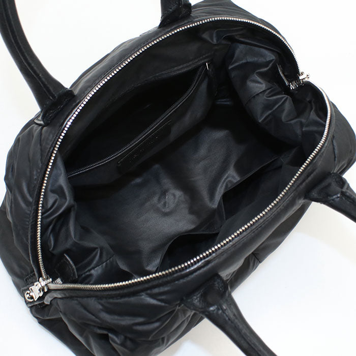 Saint Laurent イージー ナイロン ハンドバッグ ミニボストンバッグ - ブラック