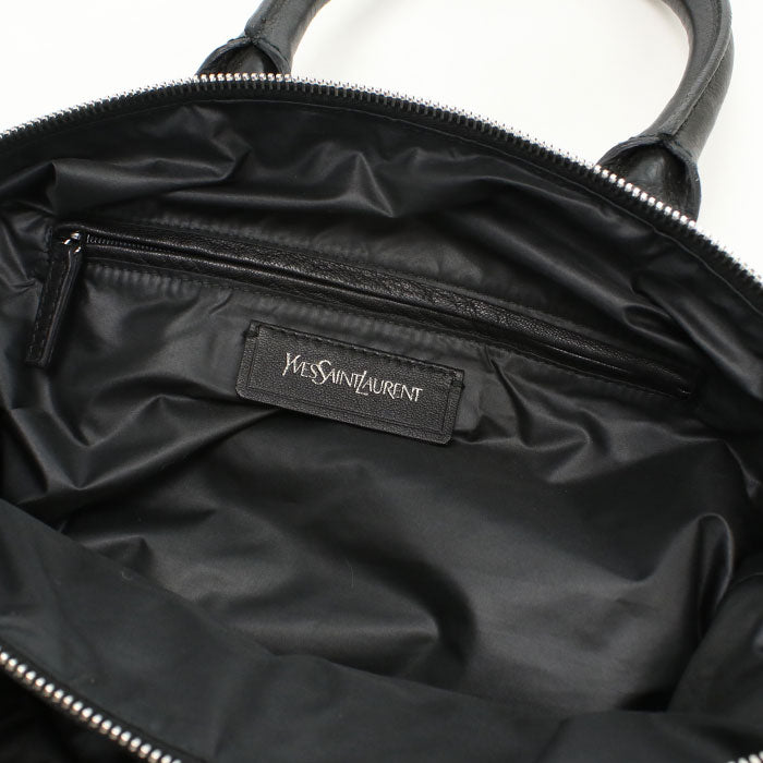 Saint Laurent イージー ナイロン ハンドバッグ ミニボストンバッグ - ブラック