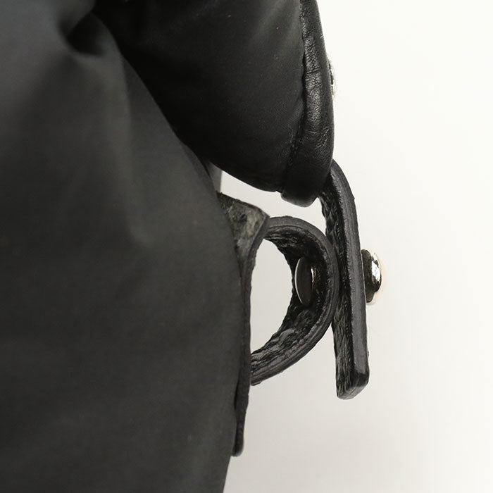 Saint Laurent イージー ナイロン ハンドバッグ ミニボストンバッグ - ブラック