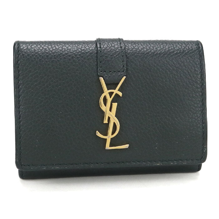 SAINT LAURENT【サンローラン】 669959 タイニーウォレット オリガミ 三つ折り財布 レザー レディース