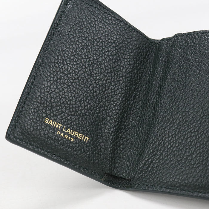 SAINT LAURENT【サンローラン】 669959 タイニーウォレット オリガミ 三つ折り財布 レザー レディース