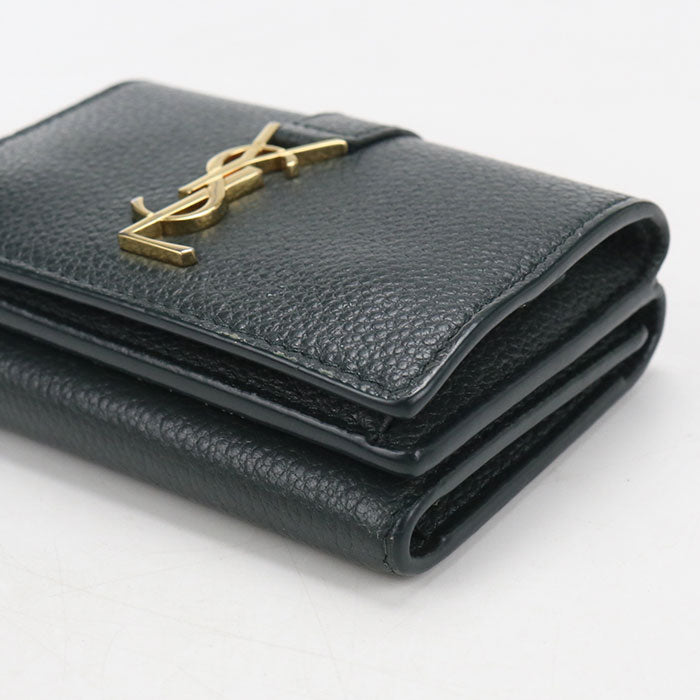 SAINT LAURENT【サンローラン】 669959 タイニーウォレット オリガミ 三つ折り財布 レザー レディース