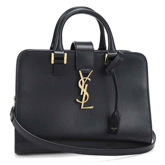 SAINT LAURENT 568853 ベイビーカバス 2WAY ハンドバッグ レザー レディース