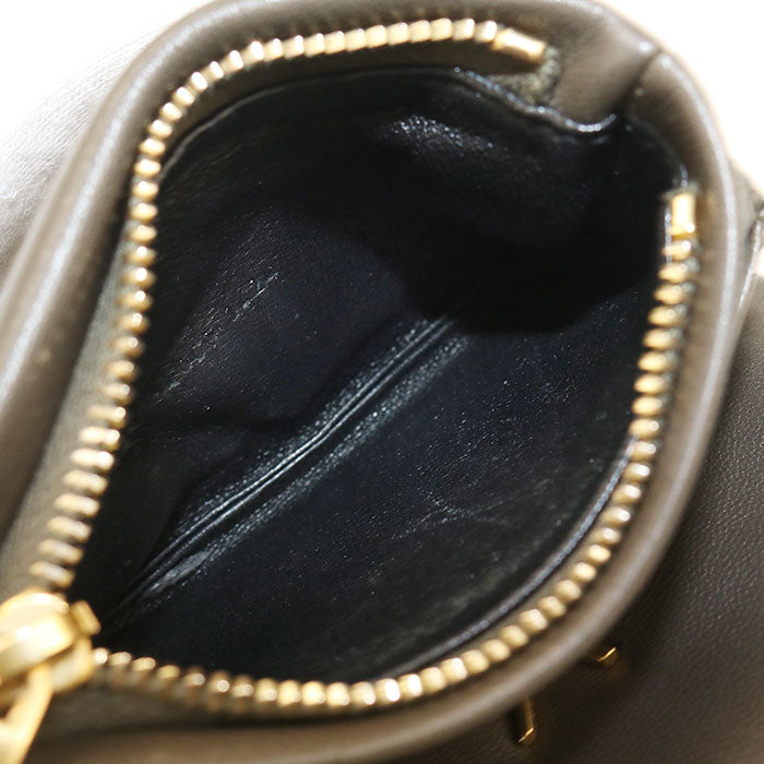 SAINT LAURENT【サンローラン】 764000 三つ折り財布 ラムスキン レディース