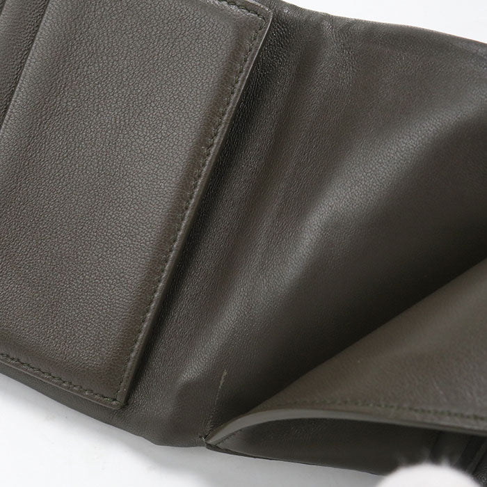 SAINT LAURENT【サンローラン】 764000 三つ折り財布 ラムスキン レディース